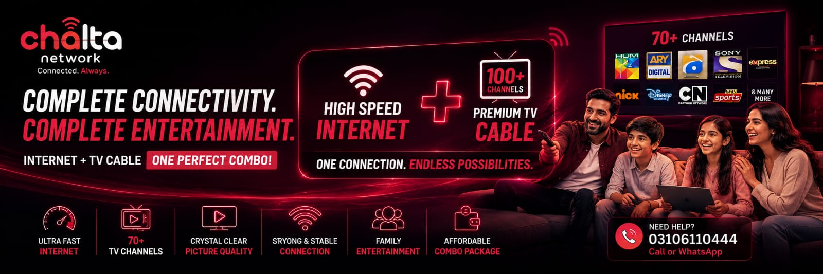 Chalta Network Combo Packages