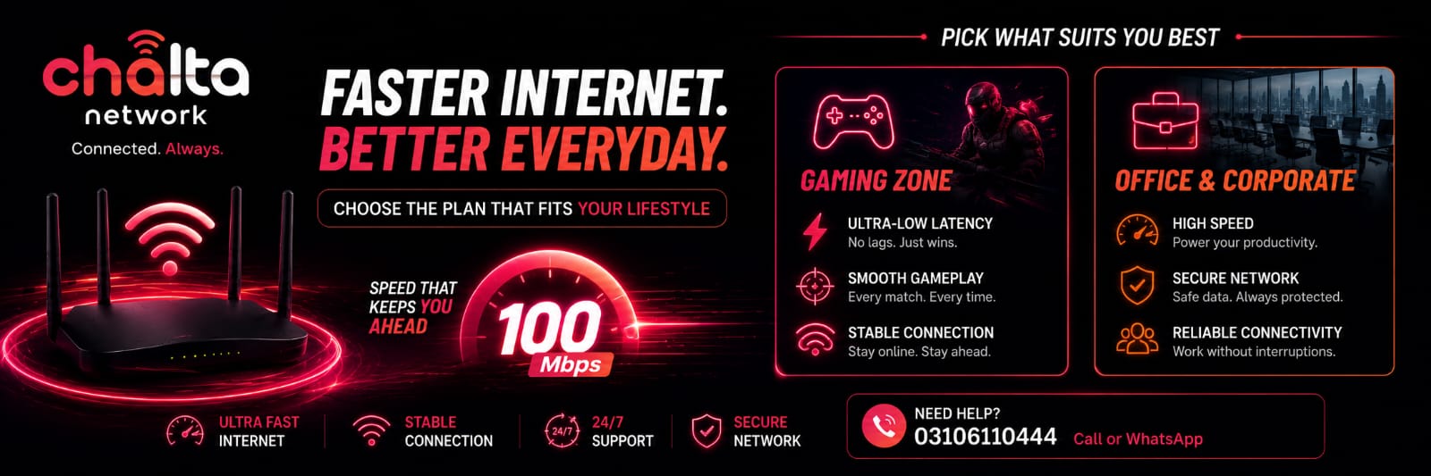 Chalta Network Internet Plans