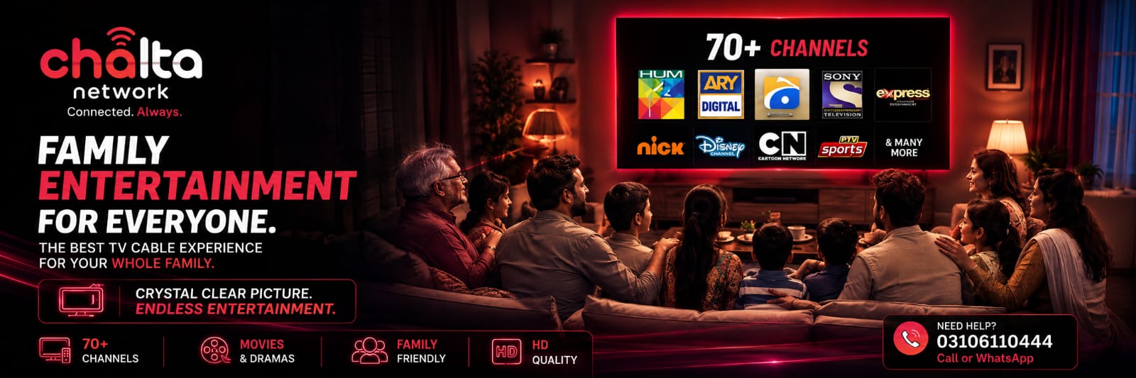 Chalta Network TV Cable